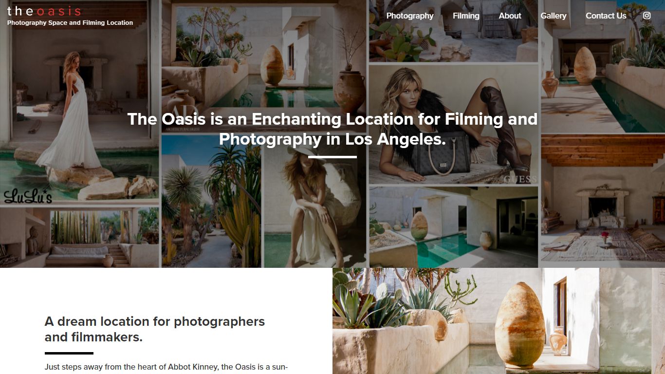 Oasis | Iconic Photography & Filming Space - Designed by Philip Dixon